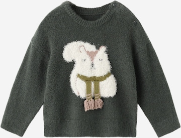 MANGO KIDS Neulepaita värissä vihreä: etupuoli