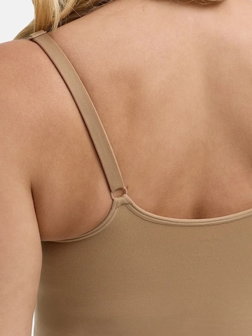 cfab (formerly creamy fabrics) Shapingbody 'Bodysuit Sculpting Shapewear mit Lace' i beige