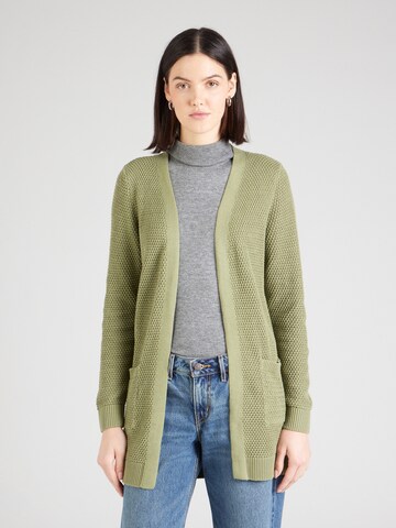 VILA Knit Cardigan 'VIDalo' in Green: front