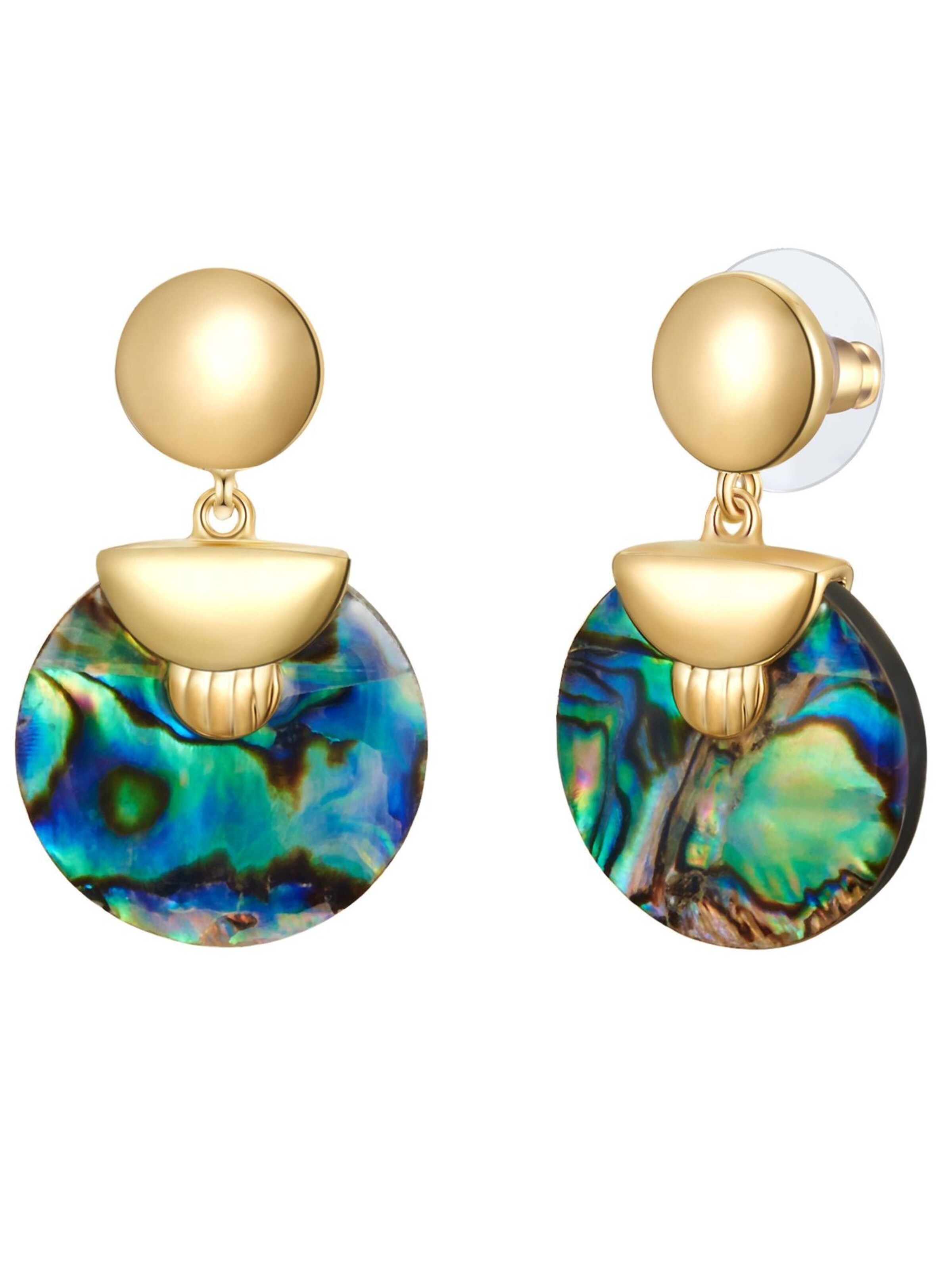 Yokoamii Ohrringe in Gold: Vorderseite