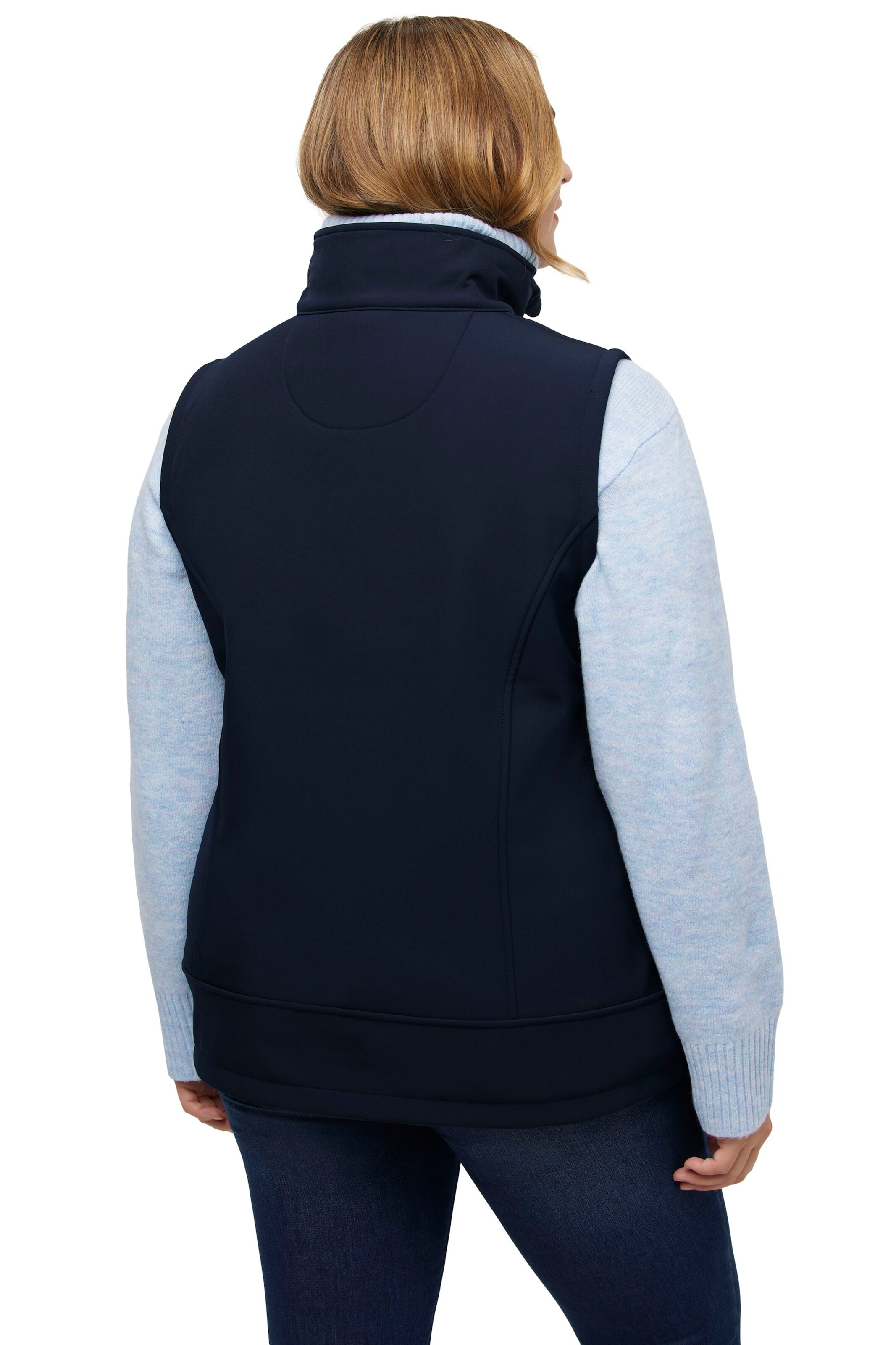 Ulla Popken Vest in Blue