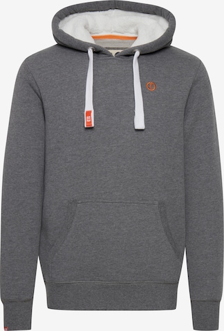 !Solid Sweatshirt 'BennHood Pile' in Grijs: voorkant