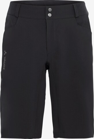 VAUDE Regular Workout Pants 'Razor' in Black: front
