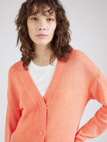 QS Strickjacke in Orange