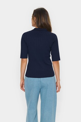 SAINT TROPEZ Pullover 'JuannaSZ' i blå