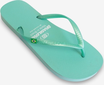 Brasileras Strand-/badschoen 'Classic Pearl W' in Blauw: voorkant