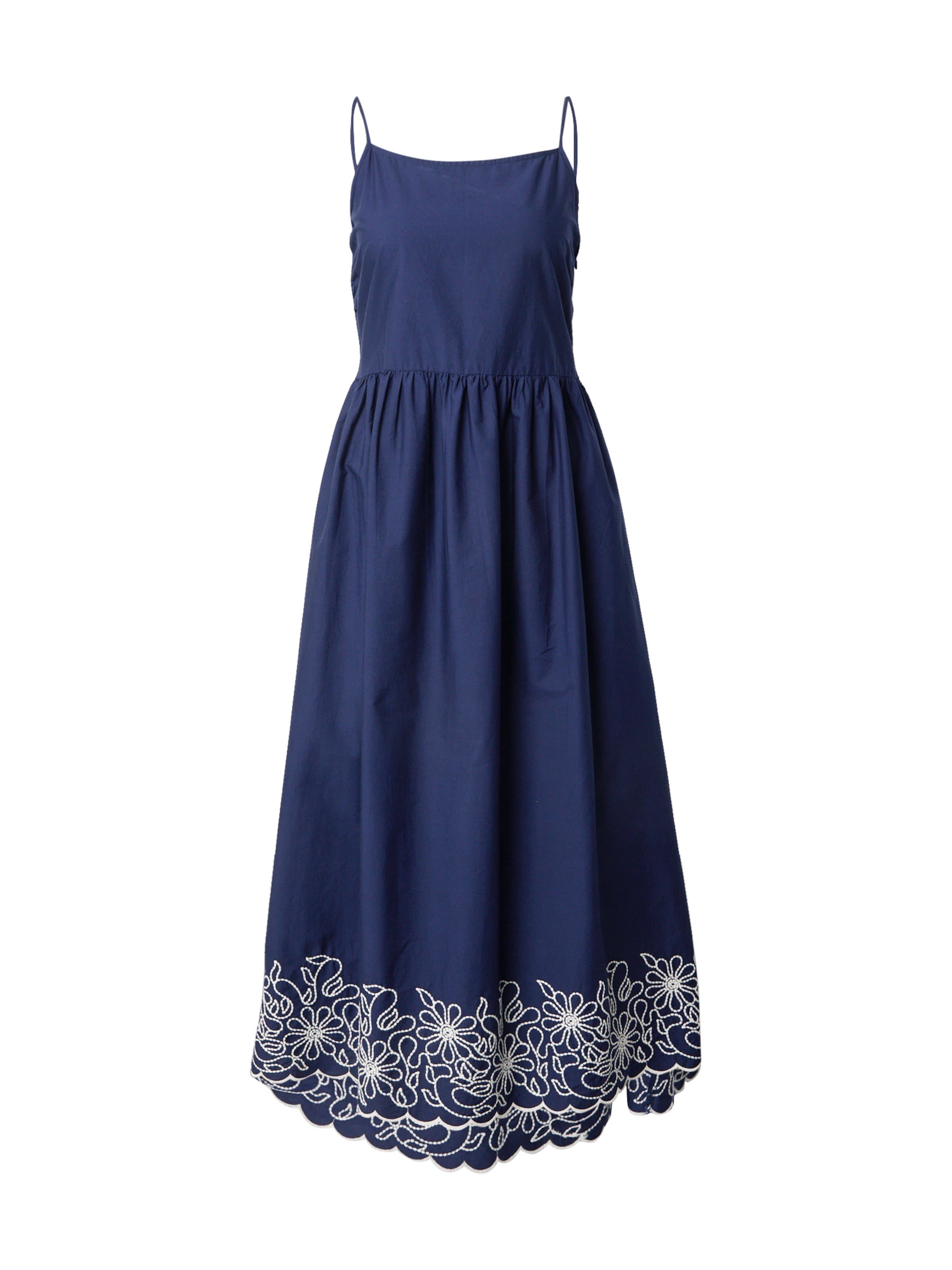 UNITED COLORS OF BENETTON Kleit tumesinine / valge, Tootevaade