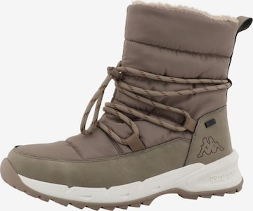 KAPPA Lace-Up Ankle Boots 'Laiza' in Brown: front