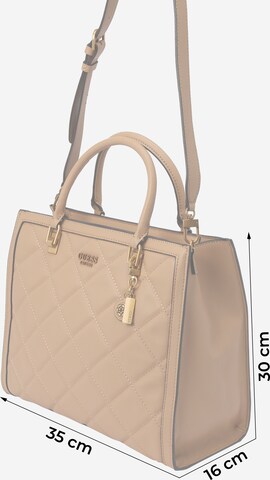 GUESS Handbag 'ABEY' in Brown