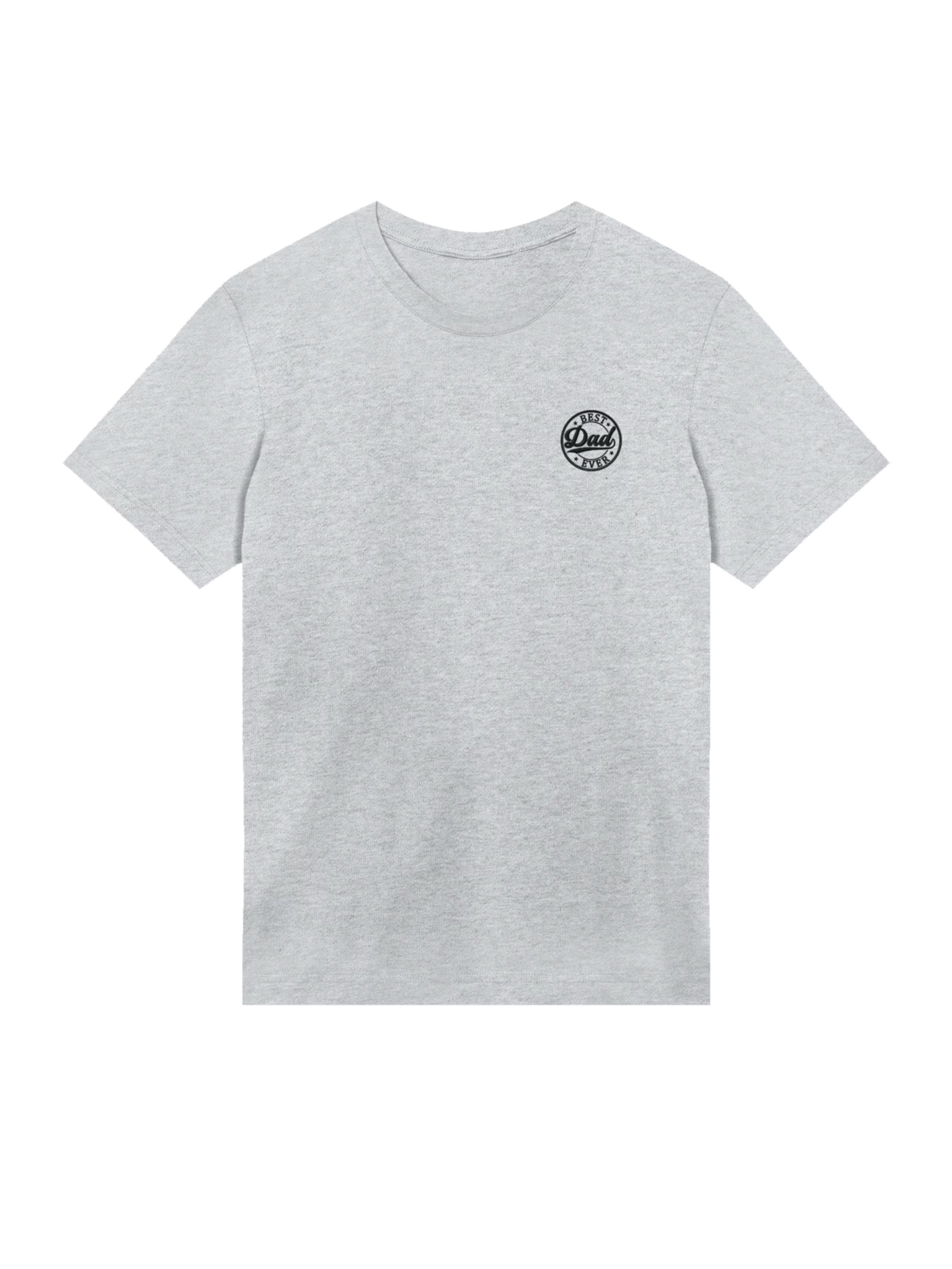 T-Shirt 'Best Dad Ever' F4NT4STIC en gris : devant