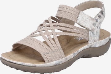 Rieker Sandals in Beige: front