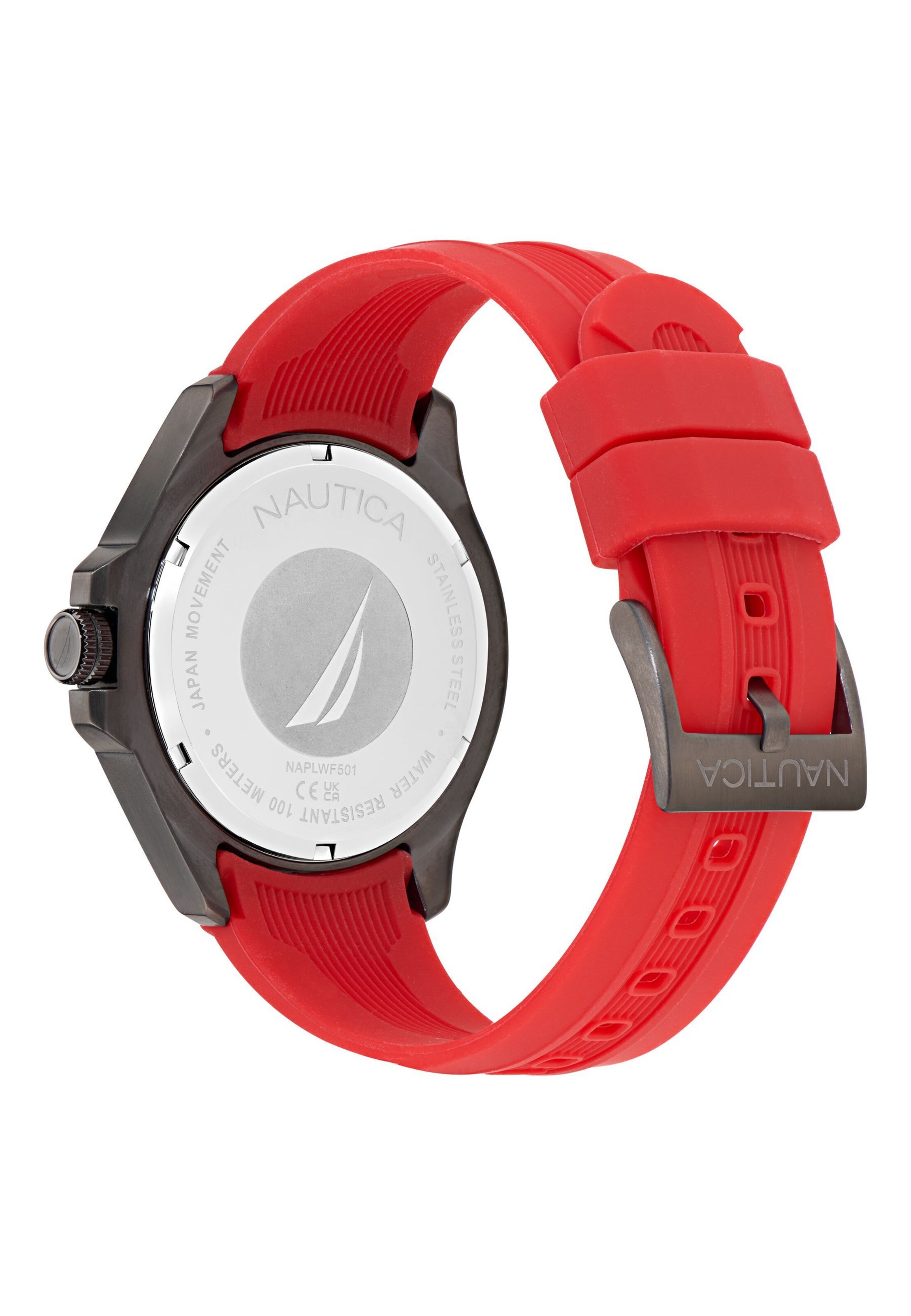 NAUTICA Analog Watch 'Leeway' in Red
