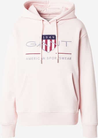 Felpa di GANT in rosa: frontale