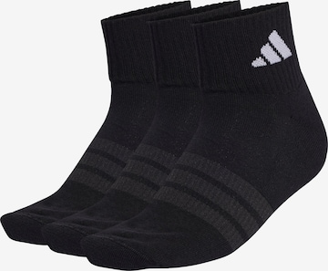 ADIDAS PERFORMANCE Sports socks 'Ess' in Black: front