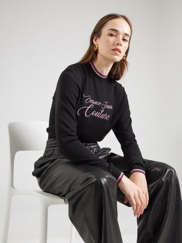 Versace Jeans Couture Pulóver - fekete: elől
