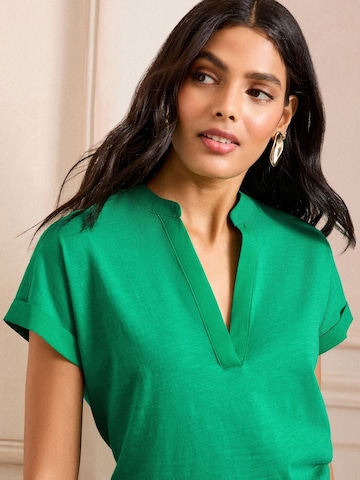 T-shirt love & roses en vert