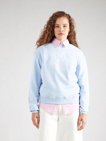 TOMMY HILFIGER Sweatshirt in Blauw: voorkant