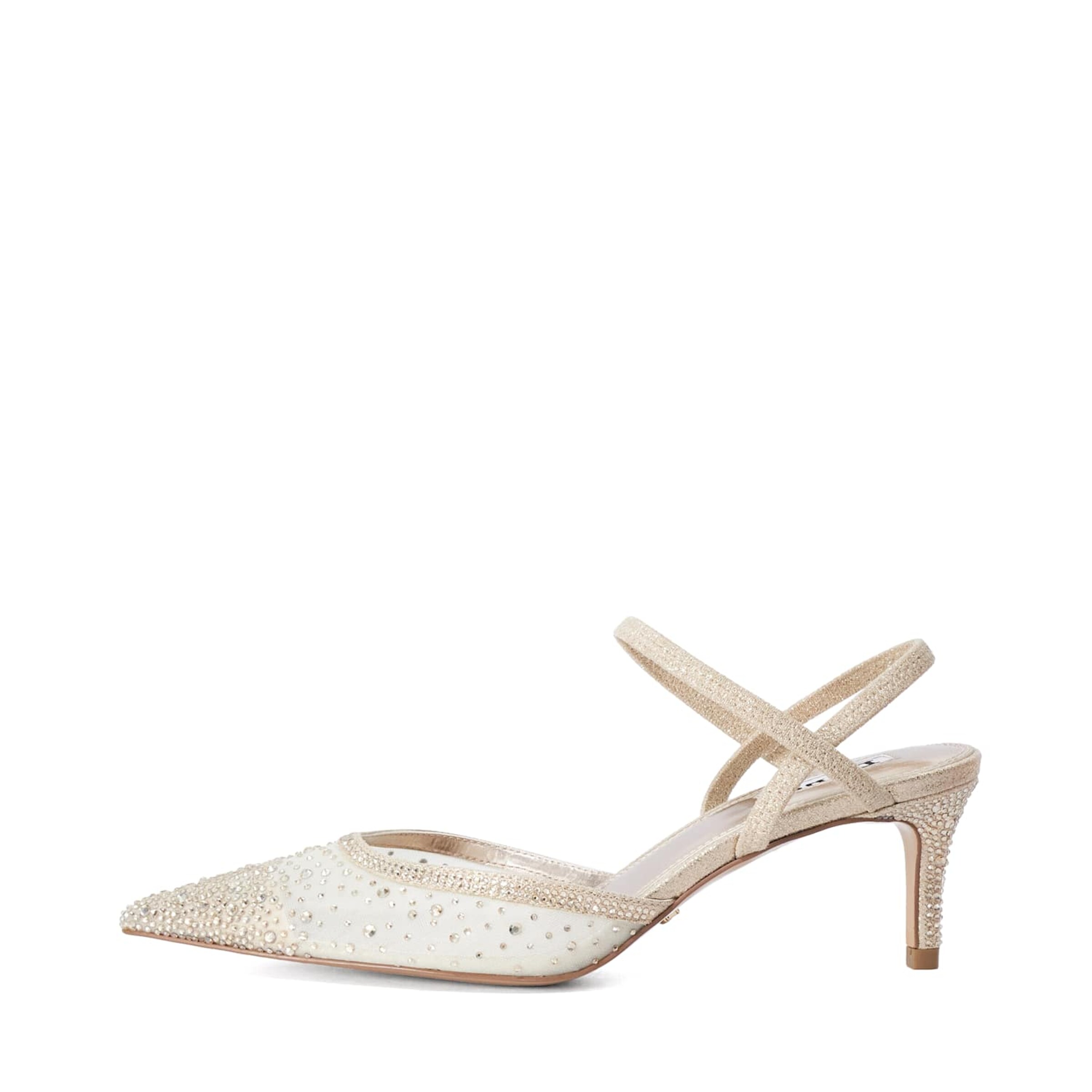 Dune LONDON Slingpumps 'CHARISMATIC' in Silber