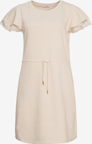 Orsay Dress in Beige: front