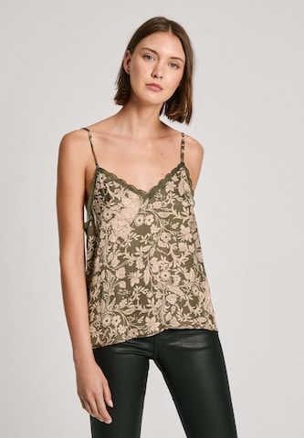 Pepe Jeans Top 'PEONY' in Groen: voorkant