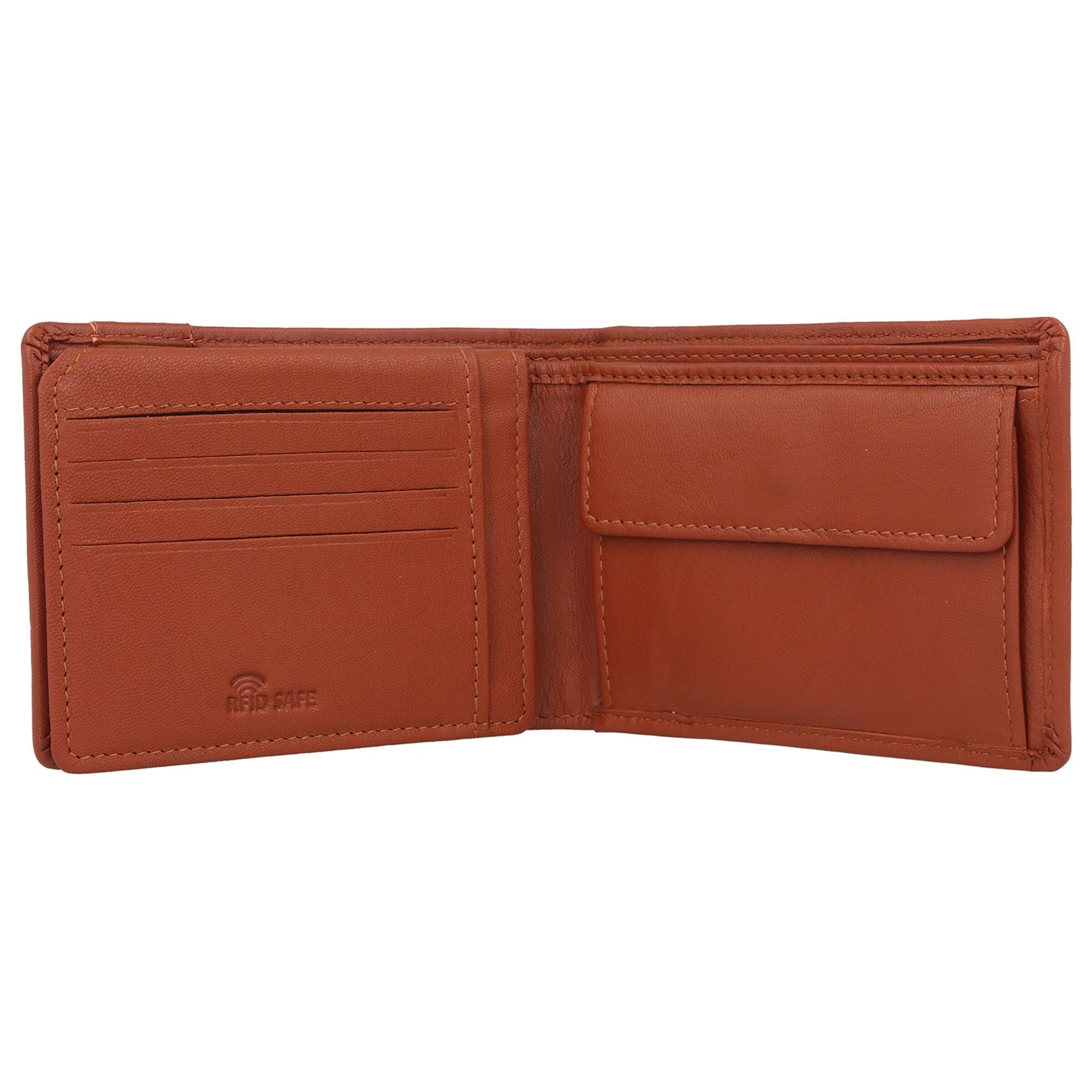 mano Wallet 'Don Leonardo' in Orange
