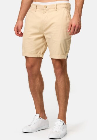 INDICODE JEANS Regular Shorts ' Bonn' in Beige