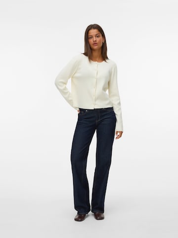 Cardigan 'VMKRISTI' VERO MODA en beige : devant