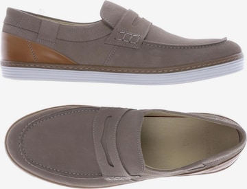 Walbusch Flats & Loafers in 43 in Beige: front