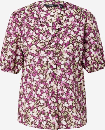 VERO MODA Blus 'BONNIE' i brun: framsida