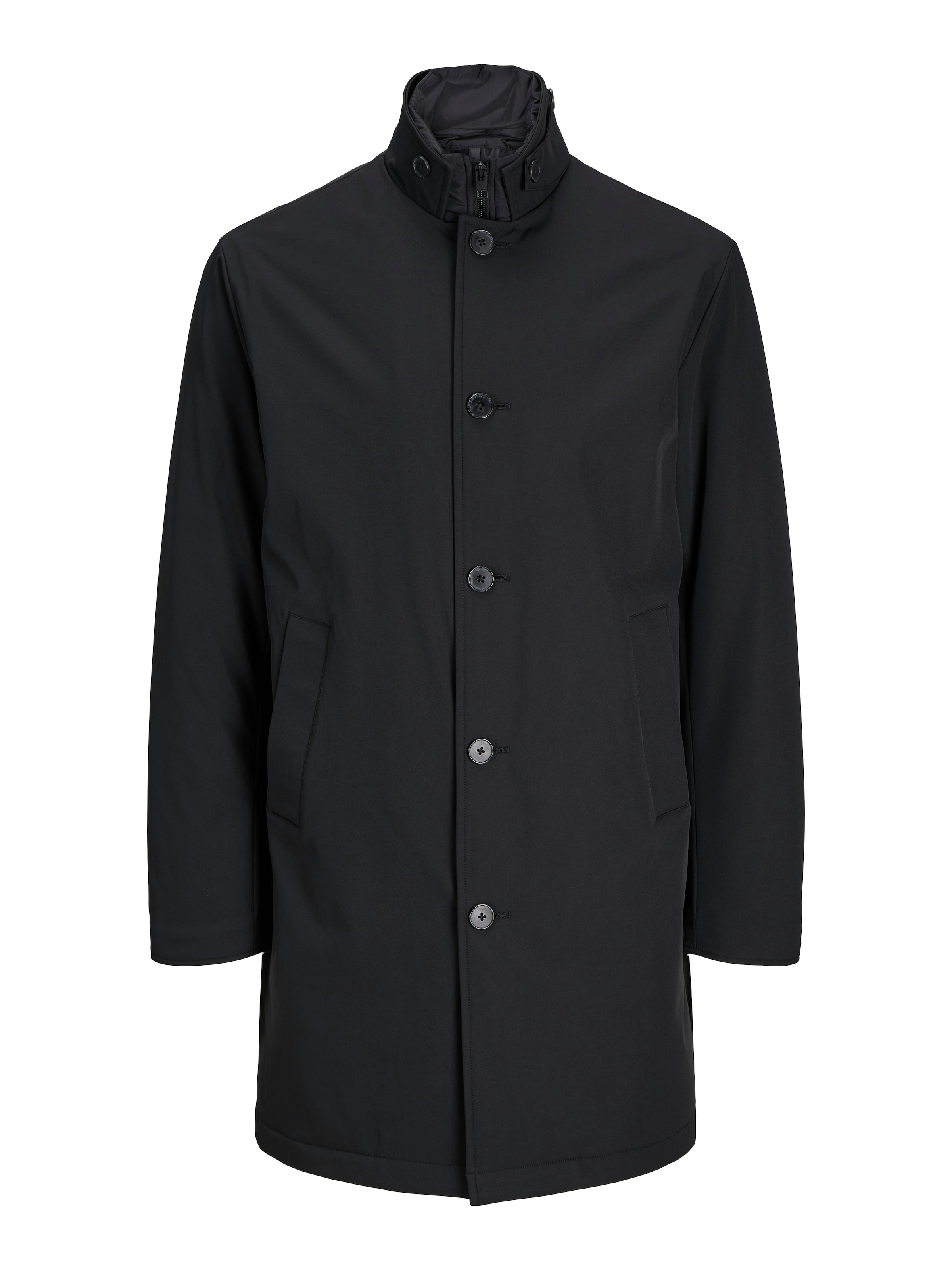 Palton de primăvară-toamnă 'JPRBLARemy' de la JACK & JONES pe negru: față