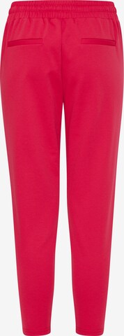 Coupe slim Pantalon 'KATE' ICHI en rose