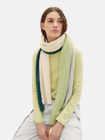 TOM TAILOR DENIM Schal in Beige: Vorderseite