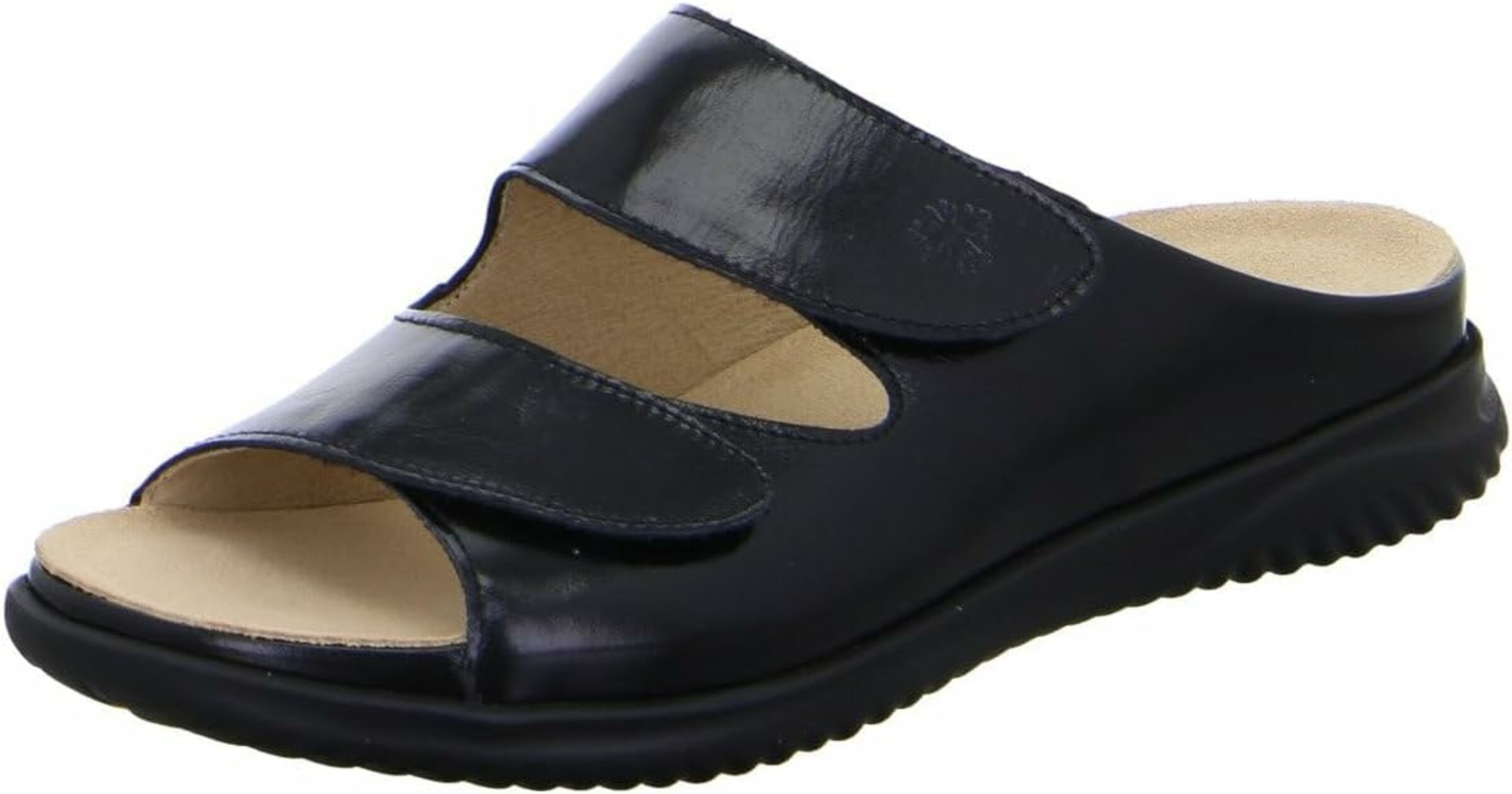 Hartjes Sandal in Black: front