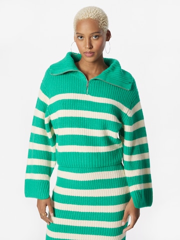 Gina Tricot Sweater 'Saga' in Green: front