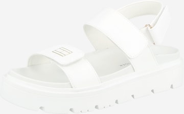 balta TOMMY HILFIGER Sandalai 'CLAIRE': priekis
