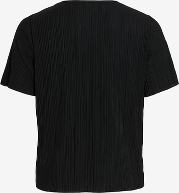 VILA Тениска 'PLISA' в черно