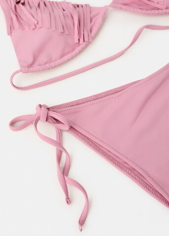 MANGO TEEN Triangle Bikini 'Hontas' in Pink
