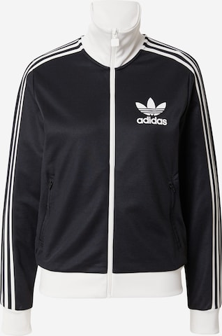 ADIDAS ORIGINALS - Sudadera con cremallera 'BECKENBAUER' en negro: frente