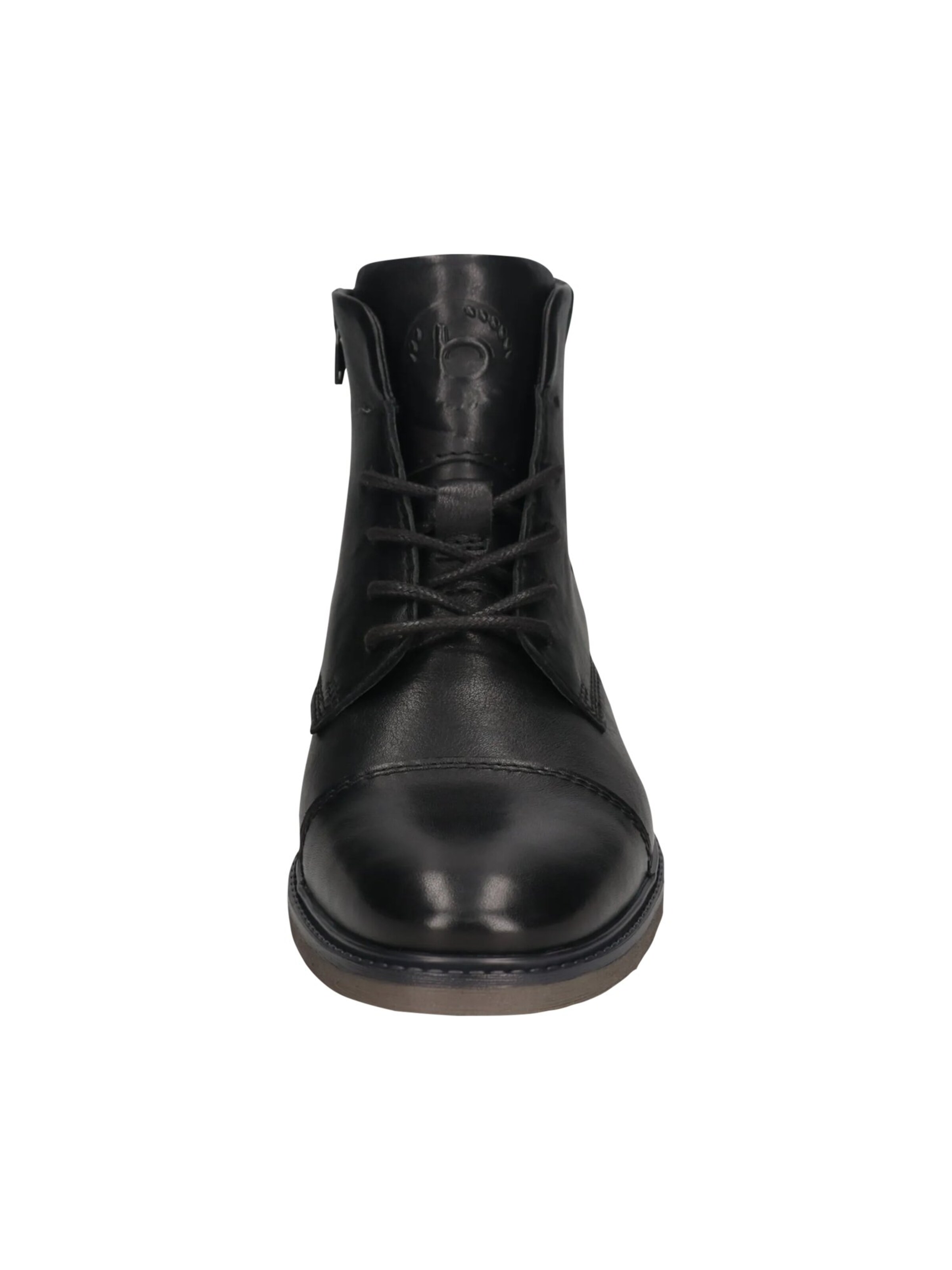 Boots stringati di bugatti in nero