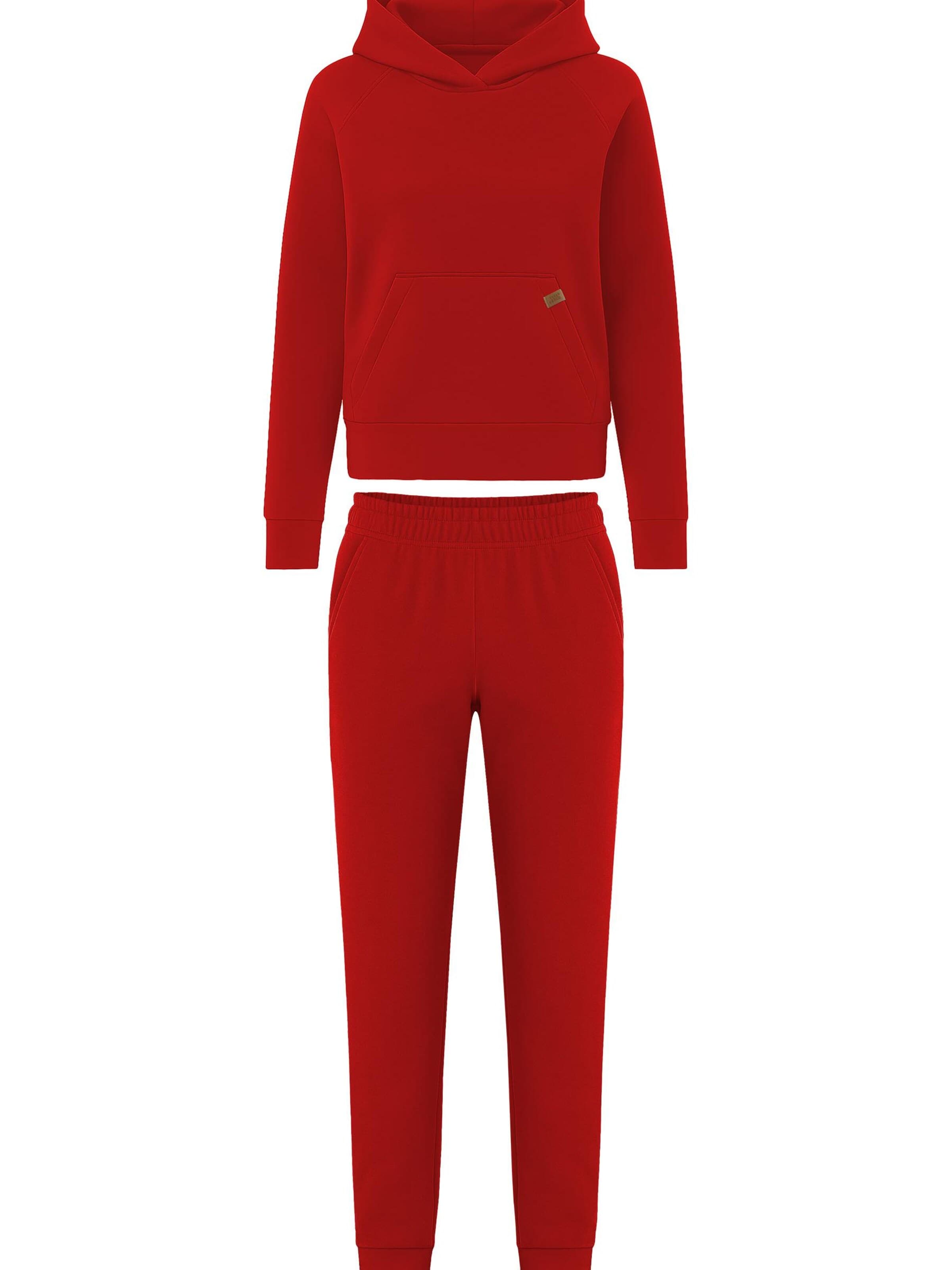Vivisence Joggingpak '9203kmpl' in Rood