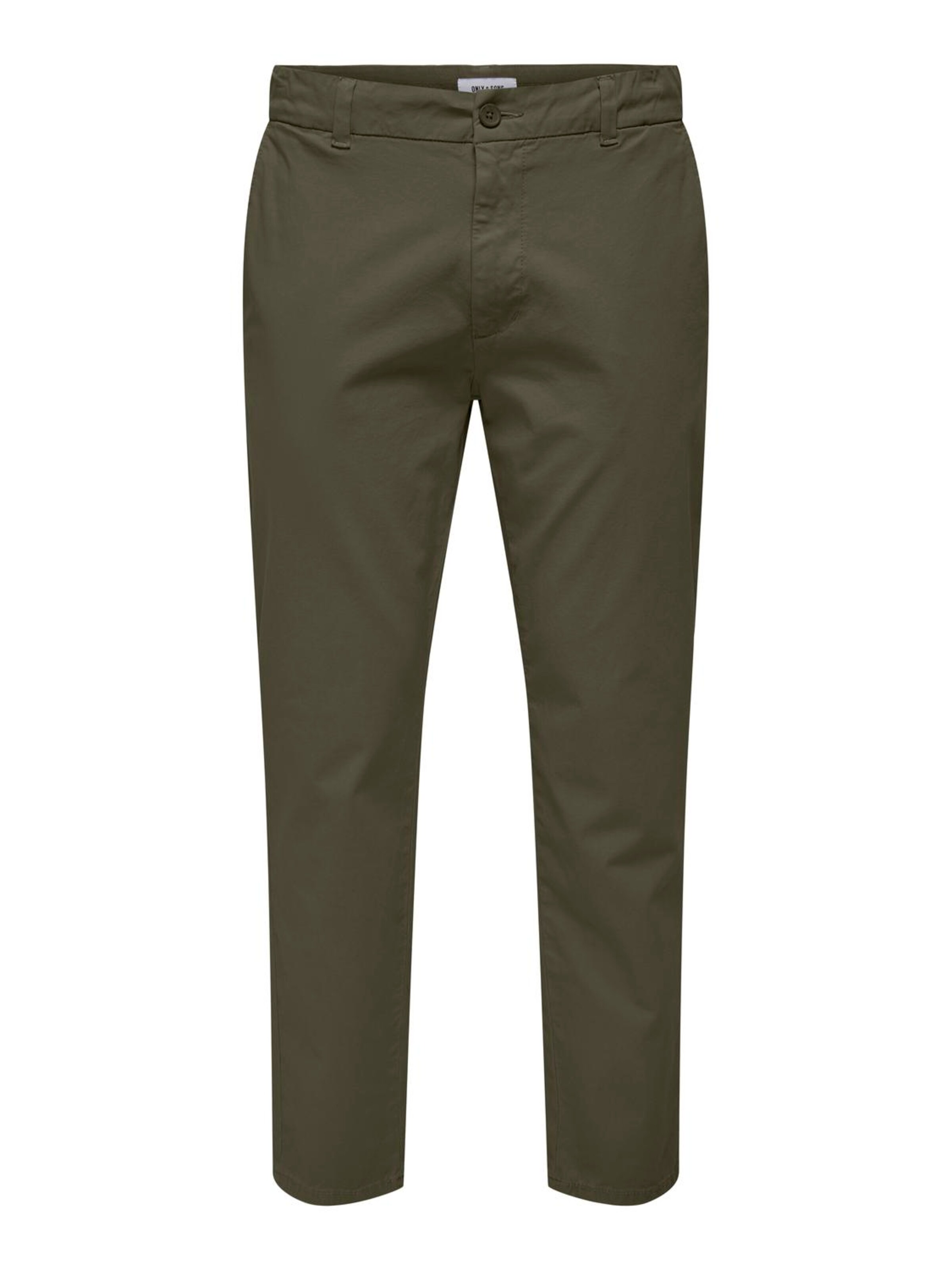 Pantalon chino 'ONSFree' Only & Sons en vert : devant