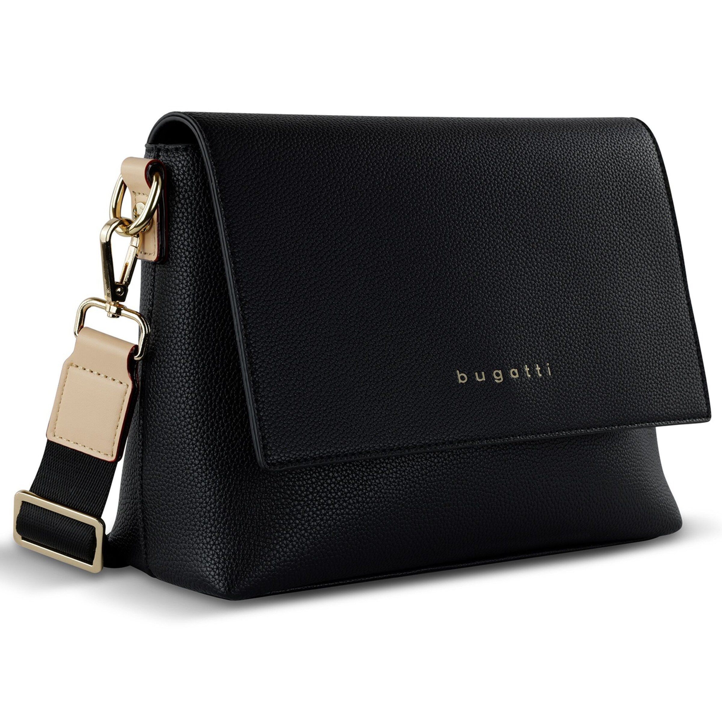 bugatti Schoudertas 'Ella' in Zwart