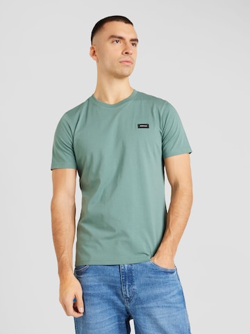 DENHAM - Camisa em verde: frente