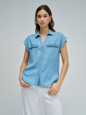 Salsa Jeans Blouse in Blue: front
