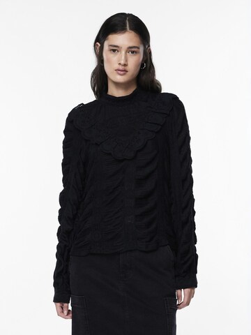 PIECES Blouse 'Alex' in Black: front