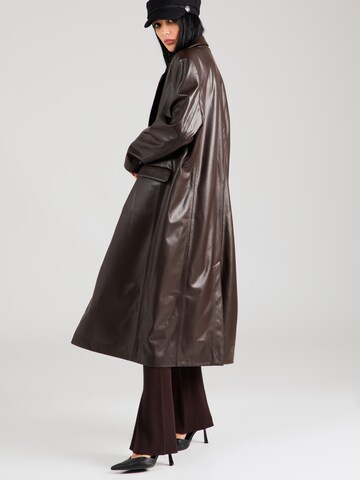 ABOUT YOU x Chiara Biasi Between-seasons coat 'Adriano' in Brown