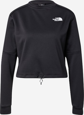 THE NORTH FACE Αθλητική μπλούζα φούτερ σε μαύρο: μπροστά