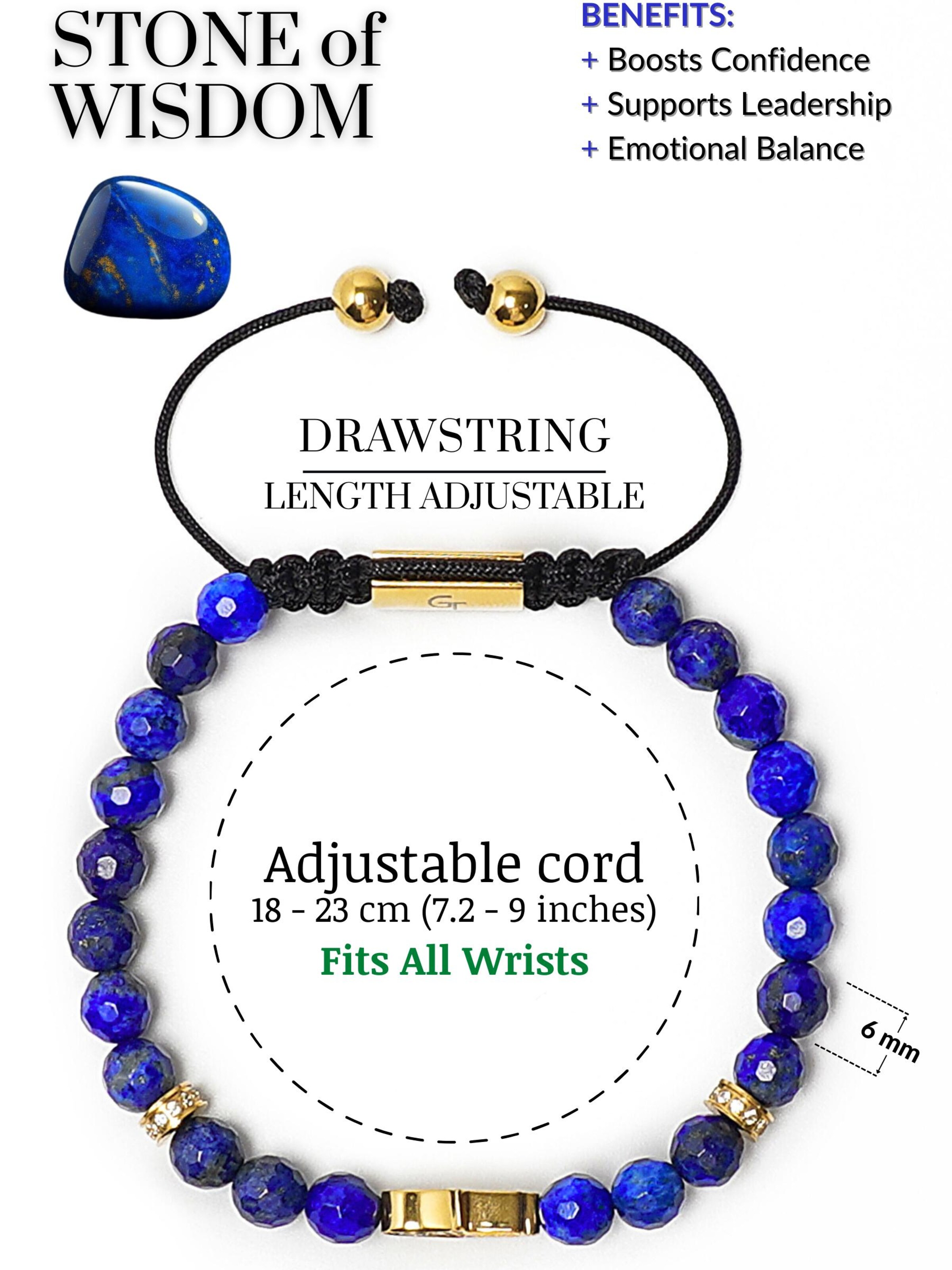 Braccialetto 'Hamsa Hand' di GT Collection in blu