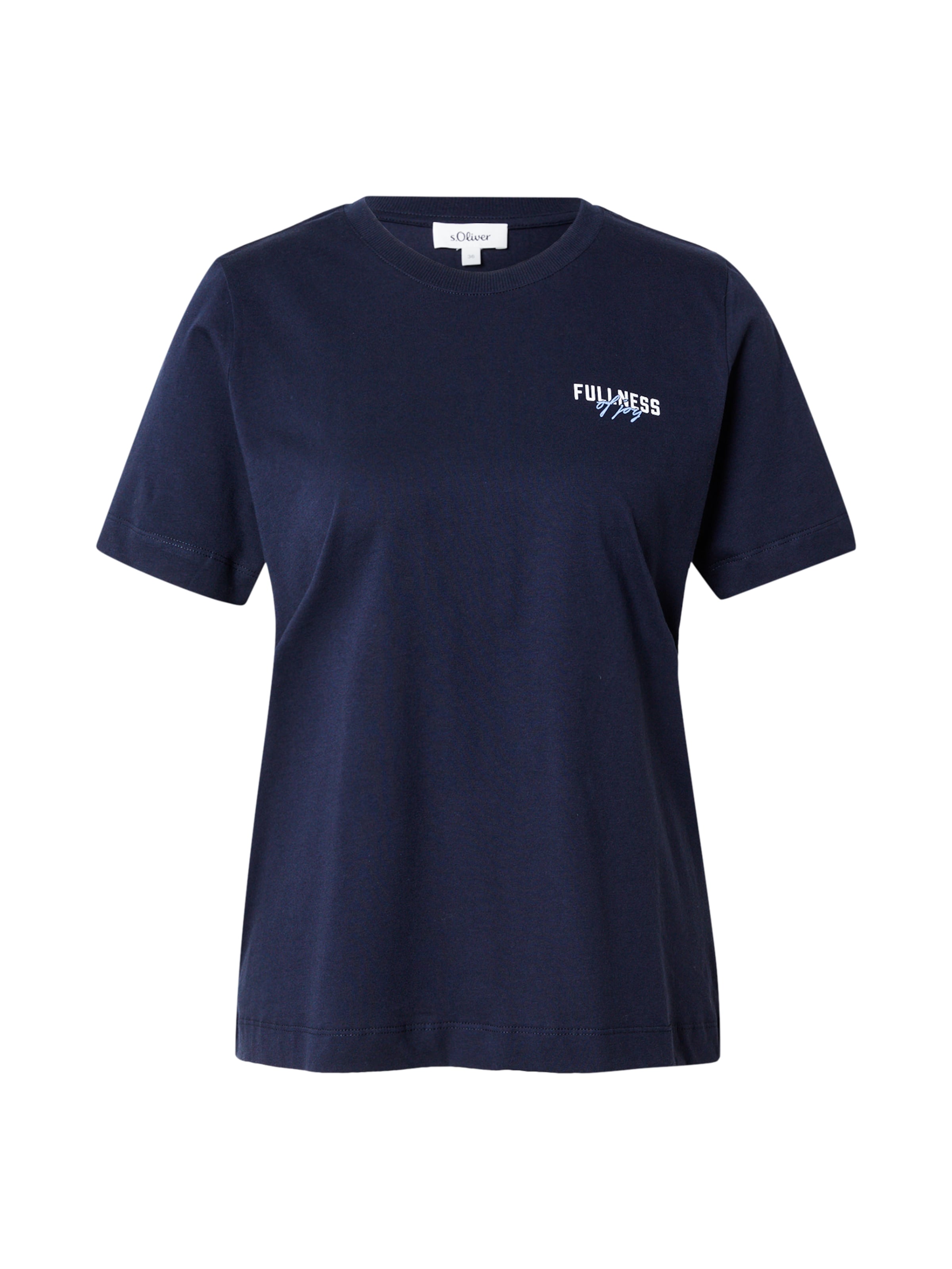 s.Oliver Μπλουζάκι σε μπλε: μπροστά