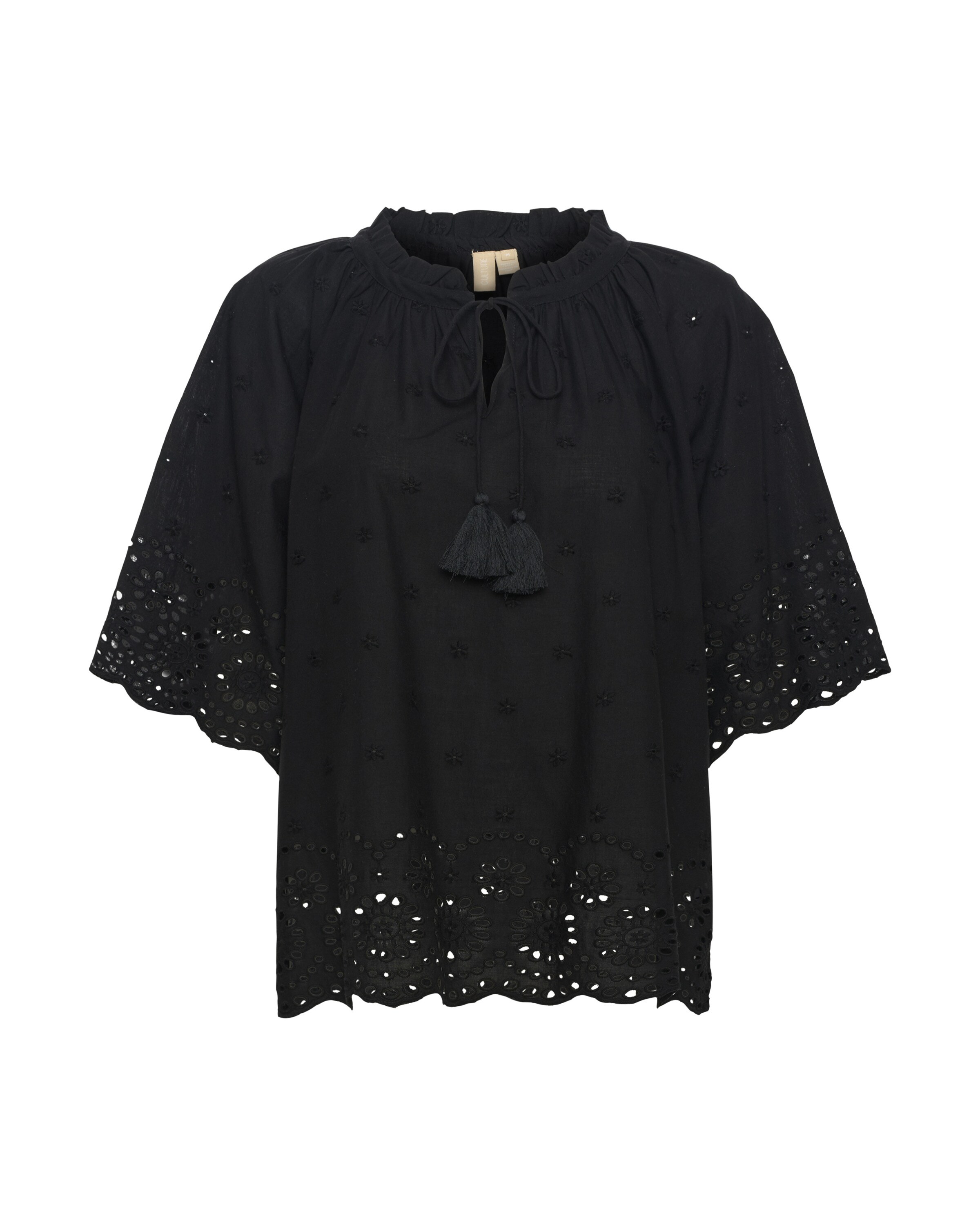 CULTURE Blouse 'Reya' in Zwart: voorkant